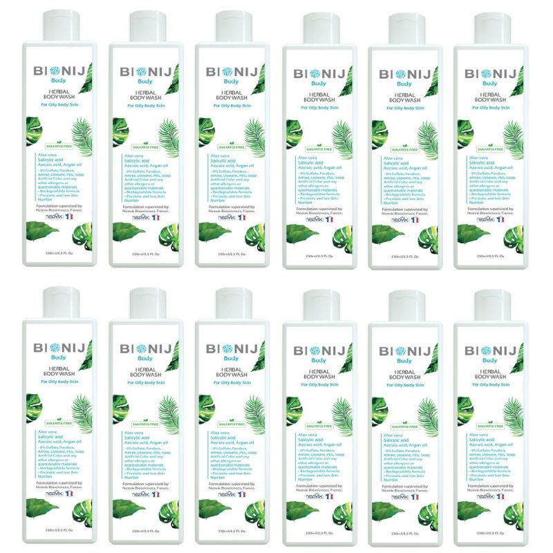 شامپو بدن بیونیج مدل body حجم 250 میلی لیتر بسته 12 عددی